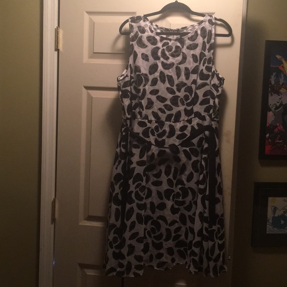 Lane Bryant black and white dress (18)